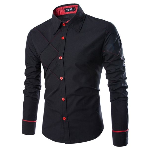 2016 new mens dress shirts fashion long sleeve striped shirt mens slim fit casual clothing camisa social masculina -xxxl cs14 2, White;black
2016 new mens dress shirts fashion long sleeve striped shirt mens slim fit casual clothing camisa social masculina -xxxl cs14 2, White;black
