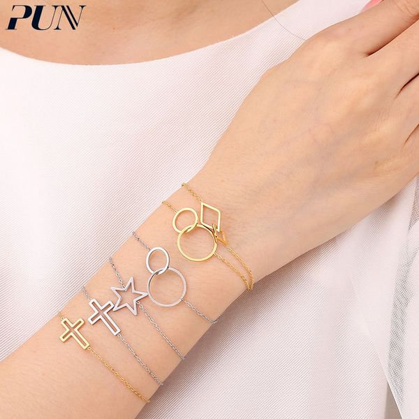 stainless steel bracelet for women strand bracelets jewelry girls gold silver color metal bracelets statement jewelry wholesale, Black
stainless steel bracelet for women strand bracelets jewelry girls gold silver color metal bracelets statement jewelry wholesale, Black