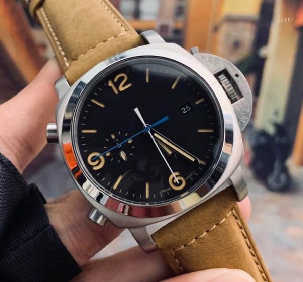luxury men watches automatic movement 44mm leather band waterproof wristwatches 316l watchcase wristwatches classic style luxury watches1, Slivery;brown
luxury men watches automatic movement 44mm leather band waterproof wristwatches 316l watchcase wristwatches classic style luxury watches1, Slivery;brown