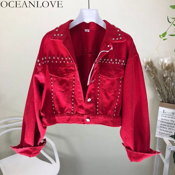 oceanlove rivet solid короткая джинсовая куртка женская уличная одежда slim chaqueta mujer однобортный 2019 осень jaqueta feminina 12018, Black;brown
oceanlove rivet solid короткая джинсовая куртка женская уличная одежда slim chaqueta mujer однобортный 2019 осень jaqueta feminina 12018, Black;brown