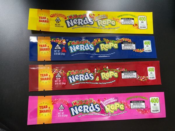 Nerds Rope Bag Plastic Gummy Candy Bag Edibles Empty Flower Packaging Retail Package Smell Proof Mylar Bag 7Style
Nerds Rope Bag Plastic Gummy Candy Bag Edibles Empty Flower Packaging Retail Package Smell Proof Mylar Bag 7Style