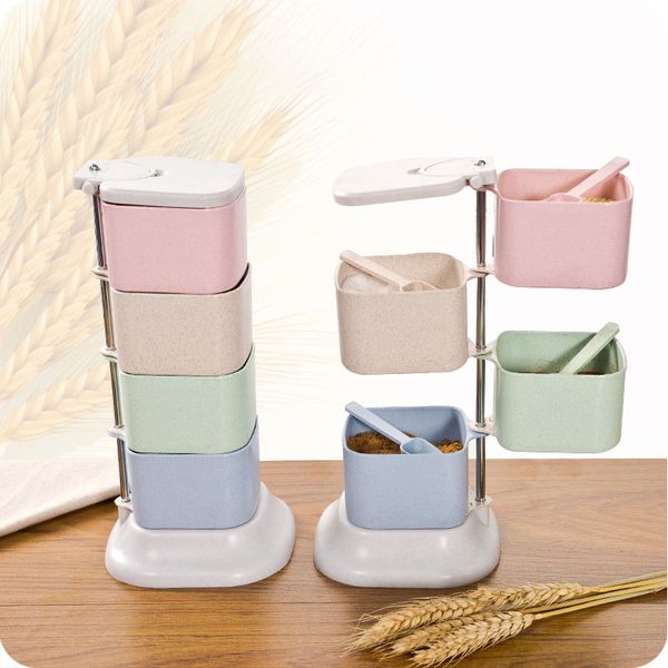 seasoning box storage rack natural environmentally wheat straw rotatable four grid with spoon seasoning jar
seasoning box storage rack natural environmentally wheat straw rotatable four grid with spoon seasoning jar