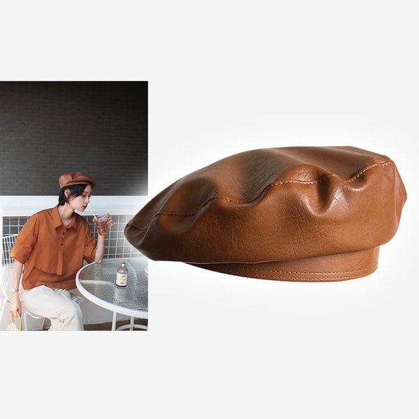 2019 autumn and winter new retro leather berets temperament lady casquette british painter hat newsboy octagonal cap blm41, Blue;gray
2019 autumn and winter new retro leather berets temperament lady casquette british painter hat newsboy octagonal cap blm41, Blue;gray