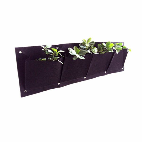 2020 new garden pot or plenters home decor 4 pocket planting bag wall vertical greening hanging garden outdoor g
2020 new garden pot or plenters home decor 4 pocket planting bag wall vertical greening hanging garden outdoor g