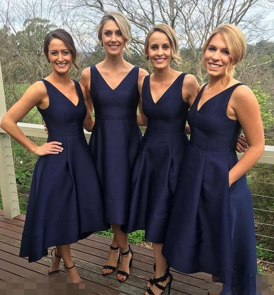 2021 short navy blue bridesmaid dresses v neck sleeveless hi lo length wedding guest wear party plus size maid of honor gowns with pocket, White;pink
2021 short navy blue bridesmaid dresses v neck sleeveless hi lo length wedding guest wear party plus size maid of honor gowns with pocket, White;pink