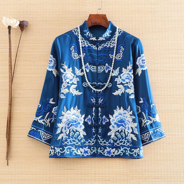 ethnic clothing high spring and autumn women jacket chinese style embroidery elegant lady tang costume coat female s-2xl, Red
ethnic clothing high spring and autumn women jacket chinese style embroidery elegant lady tang costume coat female s-2xl, Red