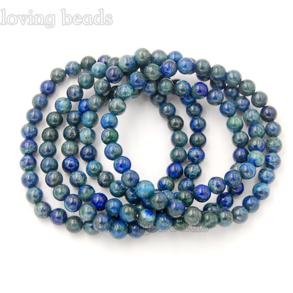 10pcs/lot 6mm lapis chrysocolla gem stones nature round beads stretchy bracelet 7.5" connector charm healing jewelry making, Golden;silver
10pcs/lot 6mm lapis chrysocolla gem stones nature round beads stretchy bracelet 7.5" connector charm healing jewelry making, Golden;silver