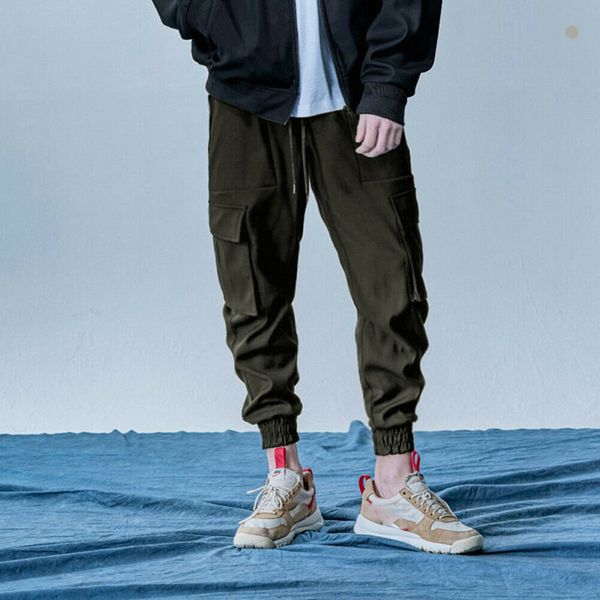 men's pants 2019 new brand tight fashion pants straight leg tight business cargo casual zip pocket fashion, Black
men's pants 2019 new brand tight fashion pants straight leg tight business cargo casual zip pocket fashion, Black