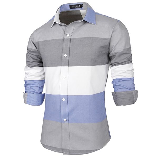 men shirts slim fit long sleeve cotton striped long sleeve fashion menswear shirt lapel long-sleeve shirt a502, White;black
men shirts slim fit long sleeve cotton striped long sleeve fashion menswear shirt lapel long-sleeve shirt a502, White;black