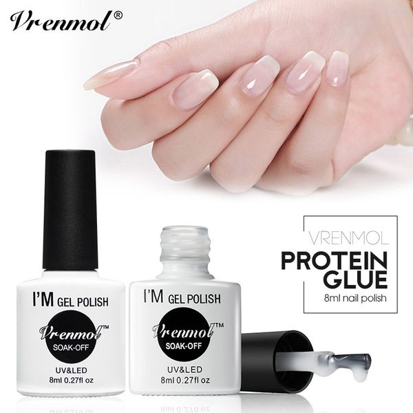 vrenmol 1pcs nude french clear milky protein color gel nail polish soak off uv gel varnishes need base coat nail lacquer, Red;pink
vrenmol 1pcs nude french clear milky protein color gel nail polish soak off uv gel varnishes need base coat nail lacquer, Red;pink
