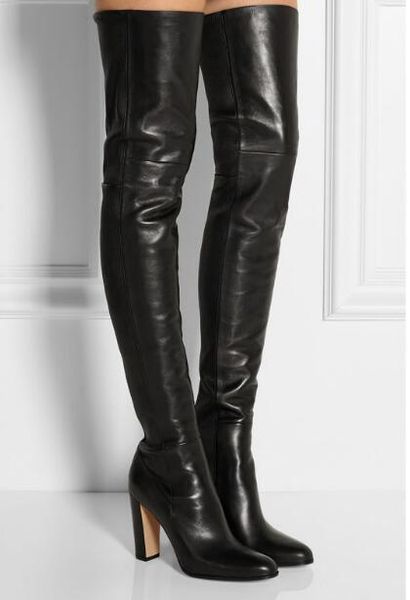 real leather autumn winter women thigh high boots thick heel over the knee boots for plus size women shoes brown and black
real leather autumn winter women thigh high boots thick heel over the knee boots for plus size women shoes brown and black