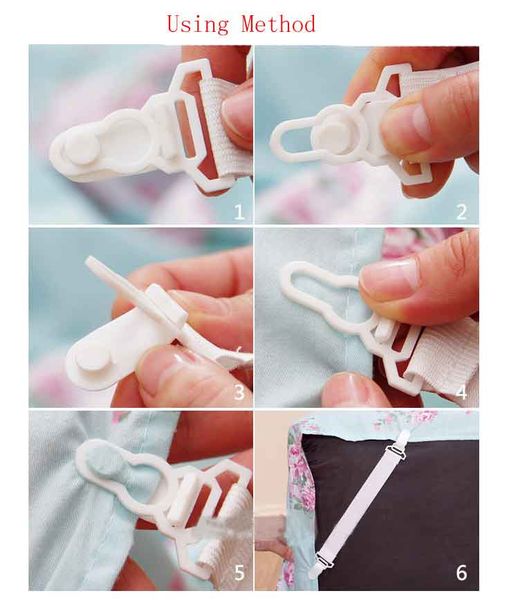 4pcs white skid elastic band retaining clip for fixed bedspreads sheets tablecloths household products drop shipping 1220
4pcs white skid elastic band retaining clip for fixed bedspreads sheets tablecloths household products drop shipping 1220