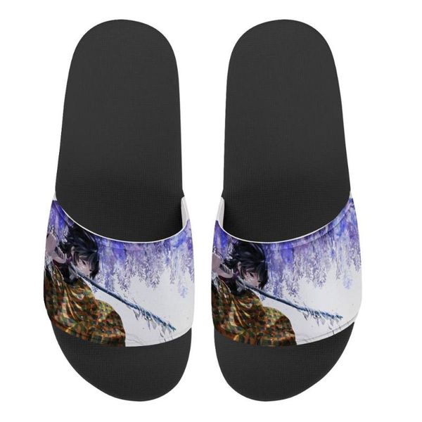 women custom pattern slippers anime print summer fashion slide sandals outdoor non-slip beach shoes platform flip flops, Black
women custom pattern slippers anime print summer fashion slide sandals outdoor non-slip beach shoes platform flip flops, Black