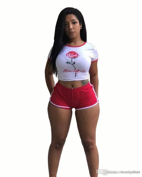 suits rose printed white red summer casual 2pcs suits female tracksuits women home flower, Gray
suits rose printed white red summer casual 2pcs suits female tracksuits women home flower, Gray