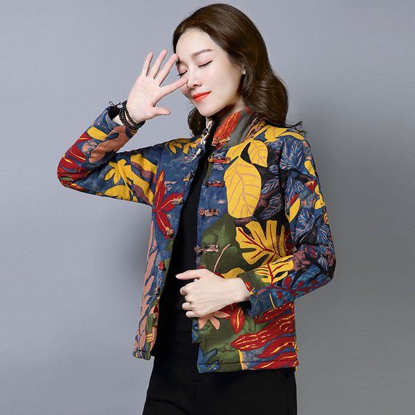jl3726 @ autumn and winter retro national wind cotton coat small cotton-padded jacket short cotton linen printed cotton-padded c, Blue;black
jl3726 @ autumn and winter retro national wind cotton coat small cotton-padded jacket short cotton linen printed cotton-padded c, Blue;black
