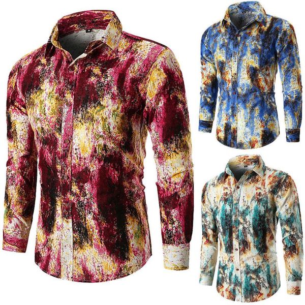 men's dress shirts hirigin mens 2021 long sleeve printed visceral style 3d shirt men clothes fashion streetwear funny, White;black
men's dress shirts hirigin mens 2021 long sleeve printed visceral style 3d shirt men clothes fashion streetwear funny, White;black