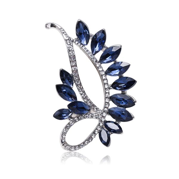 high-grade flower brooch korean style leaf flower corsage blue crystal rhinestone brooch pin jewelry accessories, Gray
high-grade flower brooch korean style leaf flower corsage blue crystal rhinestone brooch pin jewelry accessories, Gray