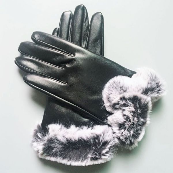winter finger gloves australia pu leather gloves women ski gloves solid color warm soft for lady dhl shipping, Black
winter finger gloves australia pu leather gloves women ski gloves solid color warm soft for lady dhl shipping, Black