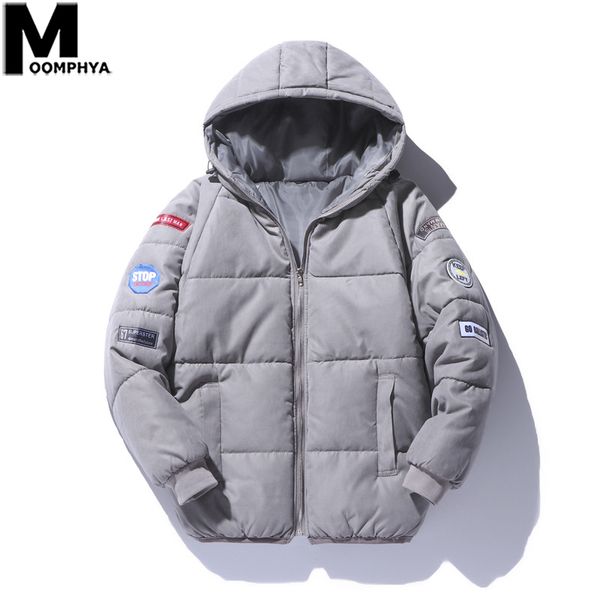 moomphya men clothes 2019 epaulet hooded men parka coat streetwear warm winter jacket windbreaker badges men's coat outwear, Tan;black
moomphya men clothes 2019 epaulet hooded men parka coat streetwear warm winter jacket windbreaker badges men's coat outwear, Tan;black