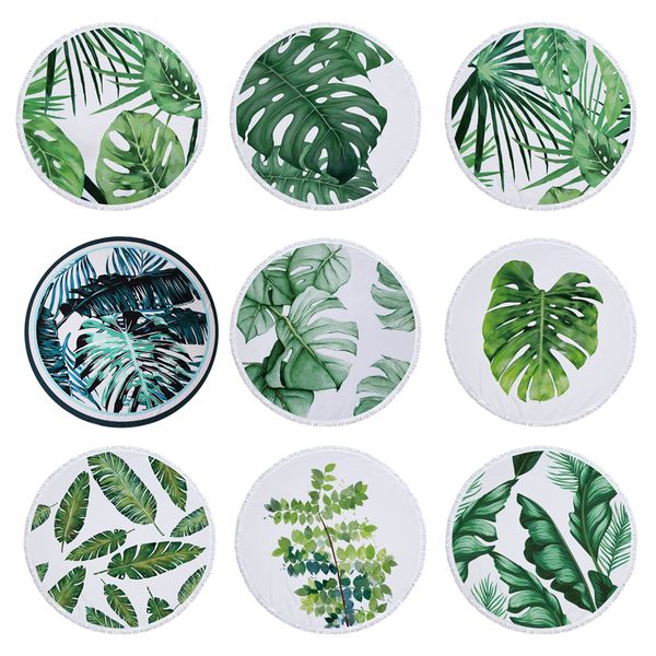 durable round tapestry wall hanging tropical leaves print mat for sofa decorations soft picnic carpets
durable round tapestry wall hanging tropical leaves print mat for sofa decorations soft picnic carpets