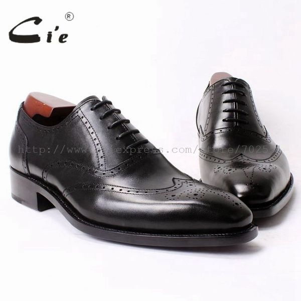 cie square toe full borgues wingtips laceup black 100%genuine calf leather goodyear men shoe bespoke leather shoe handmade ox326
cie square toe full borgues wingtips laceup black 100%genuine calf leather goodyear men shoe bespoke leather shoe handmade ox326