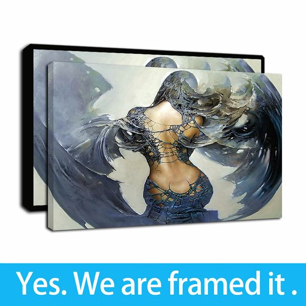 framed artwork angel wings portrait oil paintings hd print on canvas wall art paintings picture poster for home decor - ready to hang
framed artwork angel wings portrait oil paintings hd print on canvas wall art paintings picture poster for home decor - ready to hang