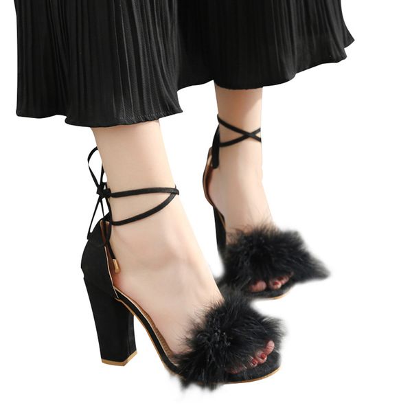 2019 new womens fish mouth high heel shoes female summer cross straps sandals ankle high-heeled roman sandals, Black
2019 new womens fish mouth high heel shoes female summer cross straps sandals ankle high-heeled roman sandals, Black