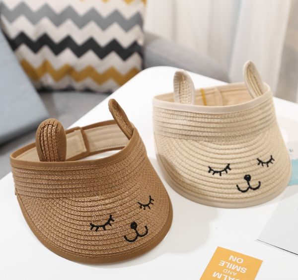 2020 new style summer lovely embroidery bear folding hollow children's straw hat travel joker baby sun hat, Blue;gray
2020 new style summer lovely embroidery bear folding hollow children's straw hat travel joker baby sun hat, Blue;gray