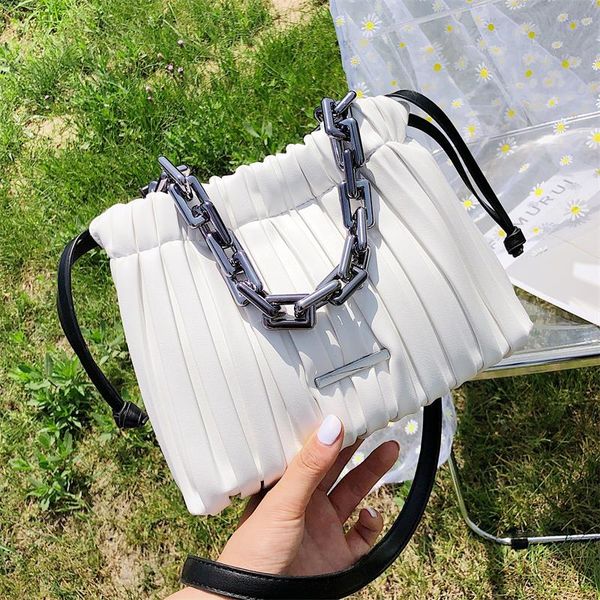 metal chain small pu leather drawstring bucket bags crossbody bags for women 2020 folds design shoulder handbags cross body bag
metal chain small pu leather drawstring bucket bags crossbody bags for women 2020 folds design shoulder handbags cross body bag