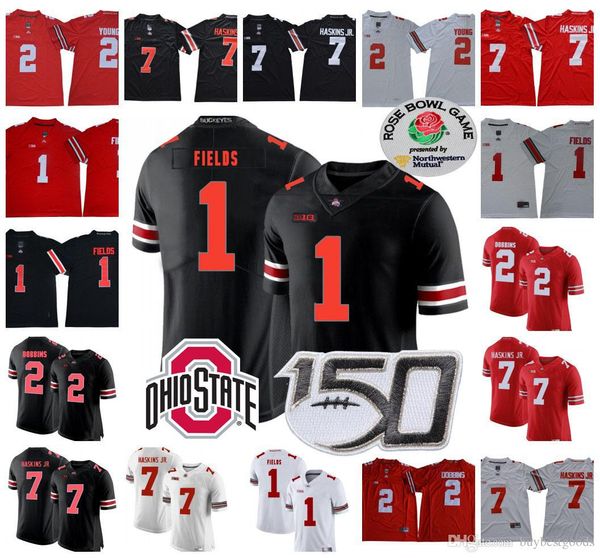ohio state buckeyes football 1 justin fields 2 chase young jk dobbins 7 dwayne haskins jr 97 nick bosa 15 elliott ncaa osu 150th jersey10, Black;red
ohio state buckeyes football 1 justin fields 2 chase young jk dobbins 7 dwayne haskins jr 97 nick bosa 15 elliott ncaa osu 150th jersey10, Black;red
