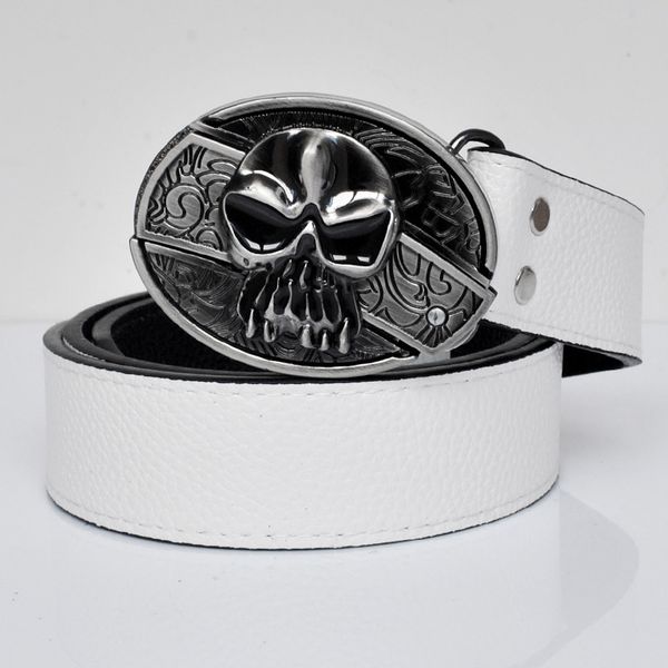 men's ghost poker cross buckle both sides multipurpose belt tiger wolf spider vulture eagle skull undead, Black;brown
men's ghost poker cross buckle both sides multipurpose belt tiger wolf spider vulture eagle skull undead, Black;brown