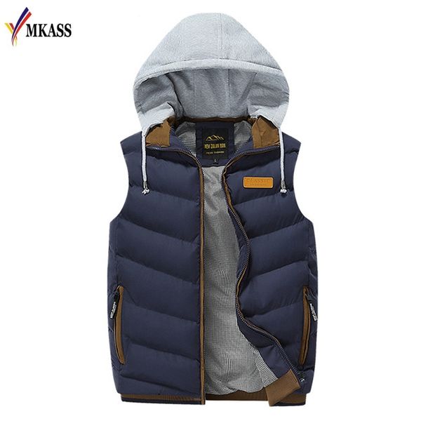 fashion men's vest winter men brand hooded vest male fashion cotton-padded waistcoat jacket and coat warm size -3xl, Black;white
fashion men's vest winter men brand hooded vest male fashion cotton-padded waistcoat jacket and coat warm size -3xl, Black;white