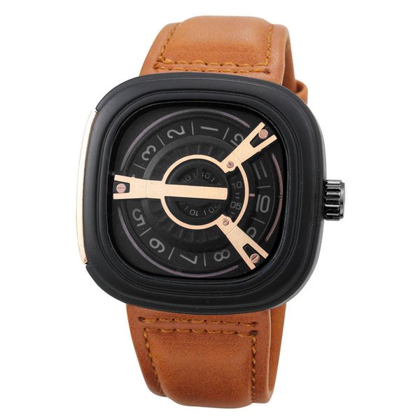 new arrival casual leather watches 2020 square dial handless automic quartz bracelet wristwathes for boys students male reloj hombre, Slivery;brown
new arrival casual leather watches 2020 square dial handless automic quartz bracelet wristwathes for boys students male reloj hombre, Slivery;brown