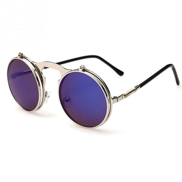fashion retro round sunglasses women brand designer vintage punk uv resistant sun glasses men,oculos feminino,steampunk, White;black
fashion retro round sunglasses women brand designer vintage punk uv resistant sun glasses men,oculos feminino,steampunk, White;black