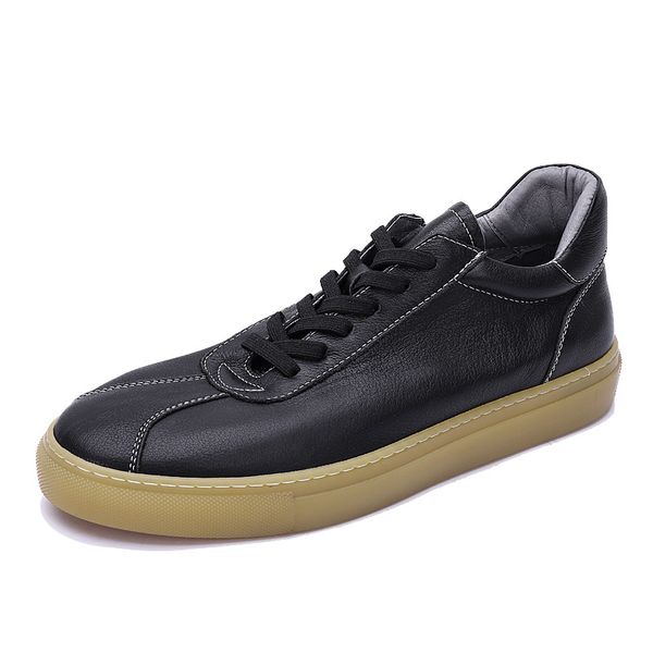 casual shoes mens autumn winter british men shoes cowhide men breathable sneaker fashion, Black
casual shoes mens autumn winter british men shoes cowhide men breathable sneaker fashion, Black
