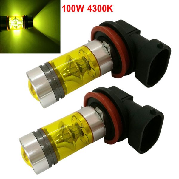 2pcs h8 h11 4300k yellow led car fog light bulb high power 100w auto driving projector daytime running lamp drl
2pcs h8 h11 4300k yellow led car fog light bulb high power 100w auto driving projector daytime running lamp drl