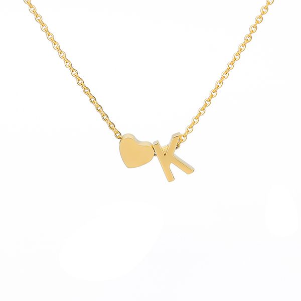 letter k heart necklaces pendants for women rose gold silver stainless steel long chain female pendant necklace fashion jewelry
letter k heart necklaces pendants for women rose gold silver stainless steel long chain female pendant necklace fashion jewelry