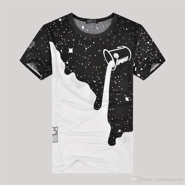 fashion summer mens t-shirts milk poured pattern printed casual short sleeve o neck t-shirt black gray shirts m-3xl, White;black
fashion summer mens t-shirts milk poured pattern printed casual short sleeve o neck t-shirt black gray shirts m-3xl, White;black
