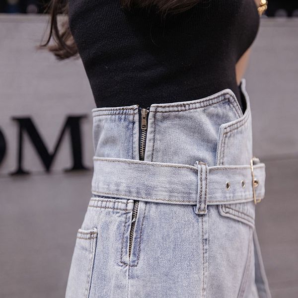 2020 summer new jeans shorts female versatile high waist irregular wide-leg denim shorts women's pants short jean pants, Blue
2020 summer new jeans shorts female versatile high waist irregular wide-leg denim shorts women's pants short jean pants, Blue