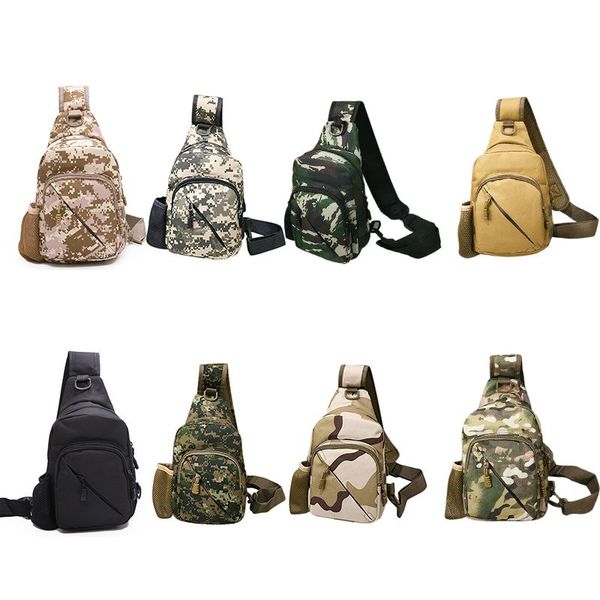 canvas women camouflage chest bag outdoor tactical men's fanny pack bum bag portable waist pack
