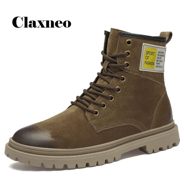 claxneo man boots high autumn leather shoes male suede leather work boot clax men's winter shoe plush fur snow footwear, Black
claxneo man boots high autumn leather shoes male suede leather work boot clax men's winter shoe plush fur snow footwear, Black