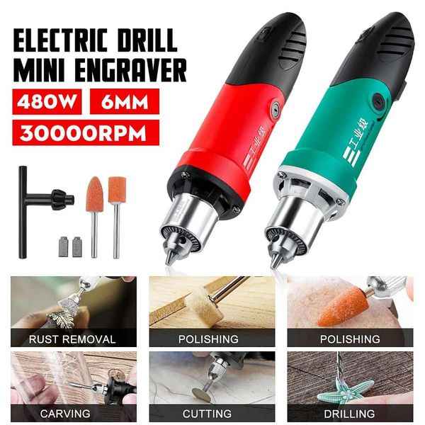 480w 30000rpm electric drill engraver tool drilling carving polishing machine 6-speed adjustment fast heat multipurpose grinder
480w 30000rpm electric drill engraver tool drilling carving polishing machine 6-speed adjustment fast heat multipurpose grinder