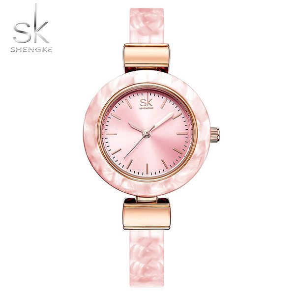 shengke women watches bangles watches stainless steel ladies quartz wristwatch brand casual women dress clock, Slivery;brown
shengke women watches bangles watches stainless steel ladies quartz wristwatch brand casual women dress clock, Slivery;brown