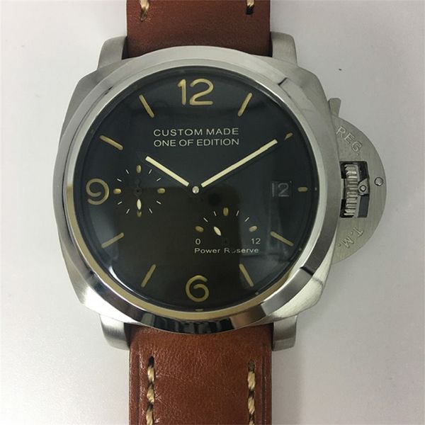 42mm automatic mechanical mens watch casual fashion leather strap power reserve waterproof men watches c070, Slivery;brown
42mm automatic mechanical mens watch casual fashion leather strap power reserve waterproof men watches c070, Slivery;brown