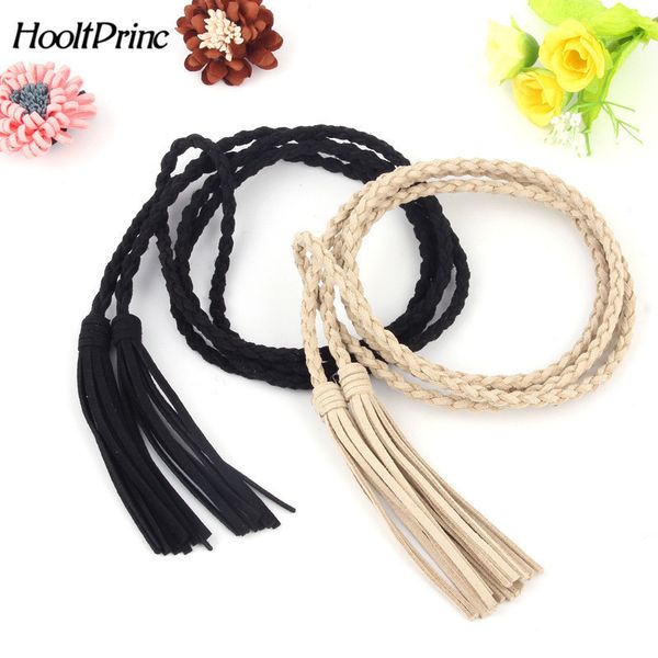 brand new fashion knit women belt tassel braided waist rope thin waistband cummerbund for dress shorts jeans skirt apparel, Black;brown
brand new fashion knit women belt tassel braided waist rope thin waistband cummerbund for dress shorts jeans skirt apparel, Black;brown