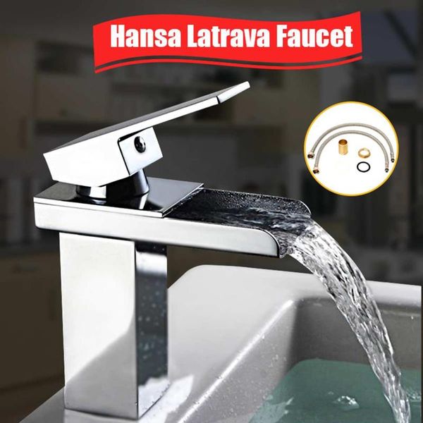 modern brass chrome mixer tap waterfall kitchen bathroom basin sink faucet holes with stainless steel pipe bathroom cloakroom
modern brass chrome mixer tap waterfall kitchen bathroom basin sink faucet holes with stainless steel pipe bathroom cloakroom
