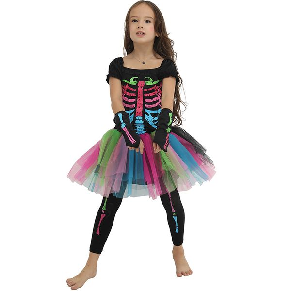 toddler scary punky bones skeleton cosplay girls halloween costume for kids skull tutu dress children carnival party fancy dress, Black;red
toddler scary punky bones skeleton cosplay girls halloween costume for kids skull tutu dress children carnival party fancy dress, Black;red