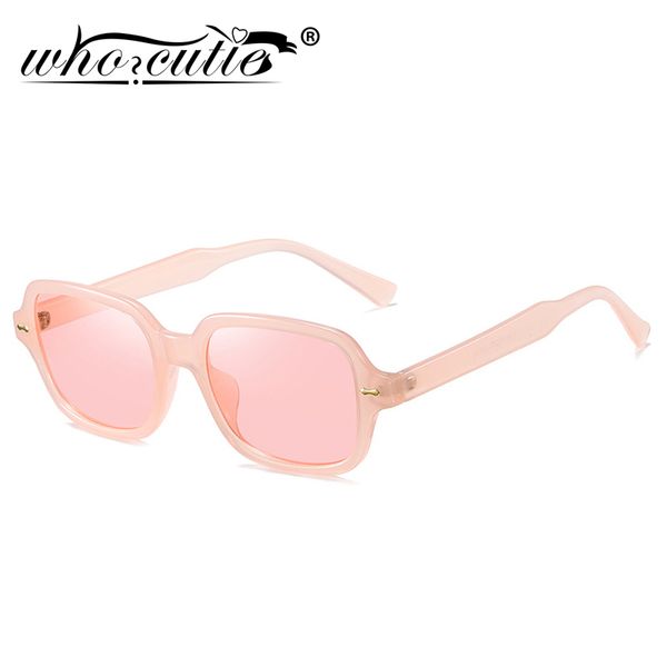 who cutie fashion trendy pink sunglasses female sunnies 2020 brand design rectangle frame vintage sun glasses shades women s202, White;black
who cutie fashion trendy pink sunglasses female sunnies 2020 brand design rectangle frame vintage sun glasses shades women s202, White;black