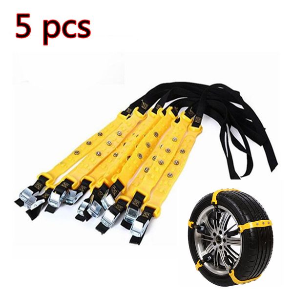 5pcs auto car tire anti-skip snow chains tpu beef tendon durable car suv winter safe driving belt for ice snow sand mud road
5pcs auto car tire anti-skip snow chains tpu beef tendon durable car suv winter safe driving belt for ice snow sand mud road