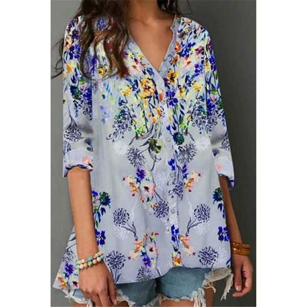 women's blouses & shirts blouse spring and summer fashion long-sleeved loose large size printing ladies trend button, White
women's blouses & shirts blouse spring and summer fashion long-sleeved loose large size printing ladies trend button, White
